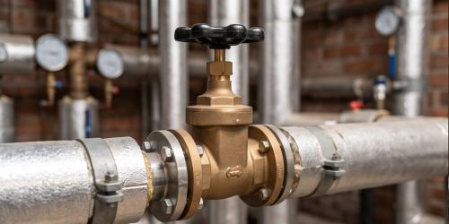 Industrial plumbing valve for drinking water