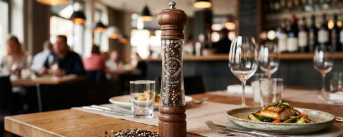 Rotary device laser table engraving pepper mill
