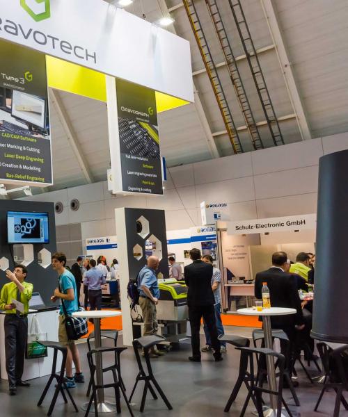 Gravotech exhibiting at a tradeshow